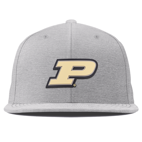 Purdue University "Purdue Block" Flat Elite Heather Gray