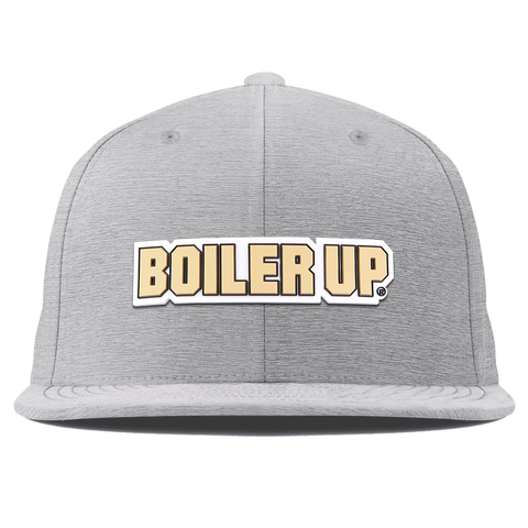 Purdue University "Purdue Boiler Up" Flat Elite Heather Gray