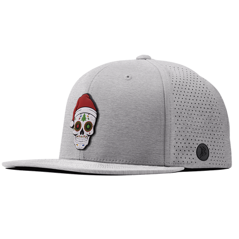 Santa Skull PVC Flat Elite Heather Gray