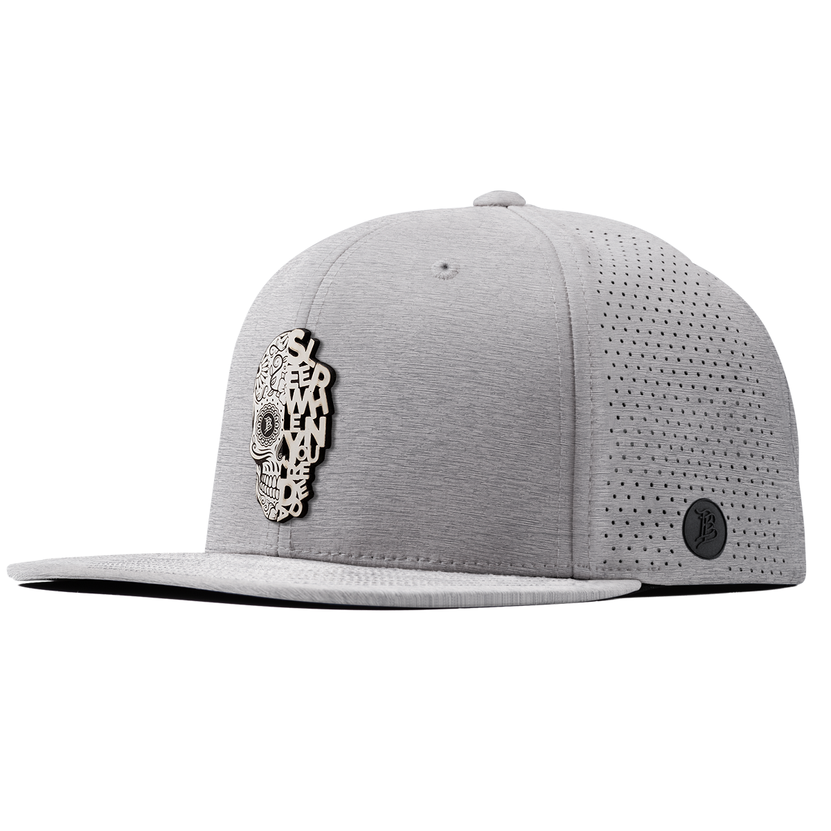Sleep When You're Dead Skull Elite Classic Heather Gray