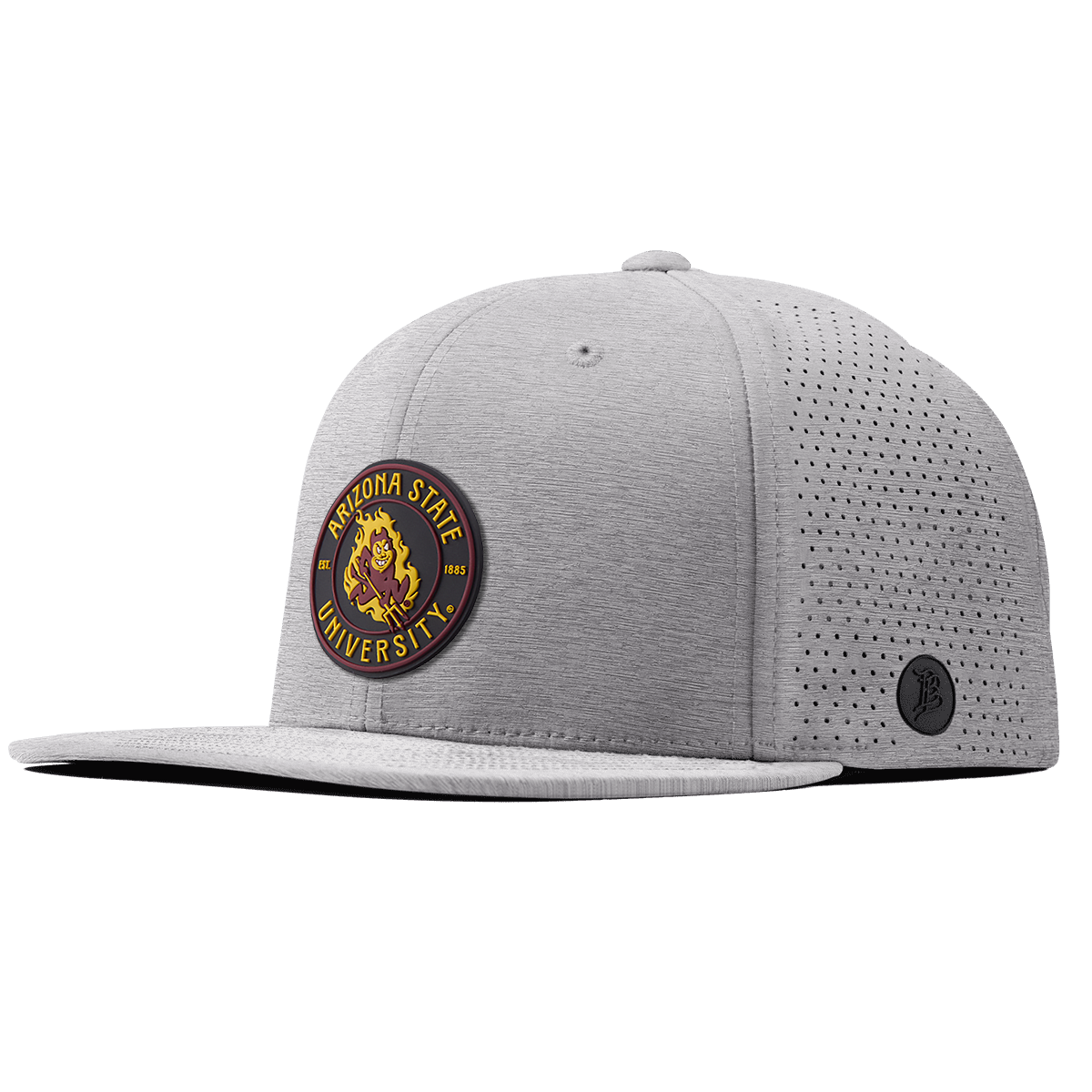 Arizona State University "Sparky's Legacy Dark" Flat Elite Heather Gray