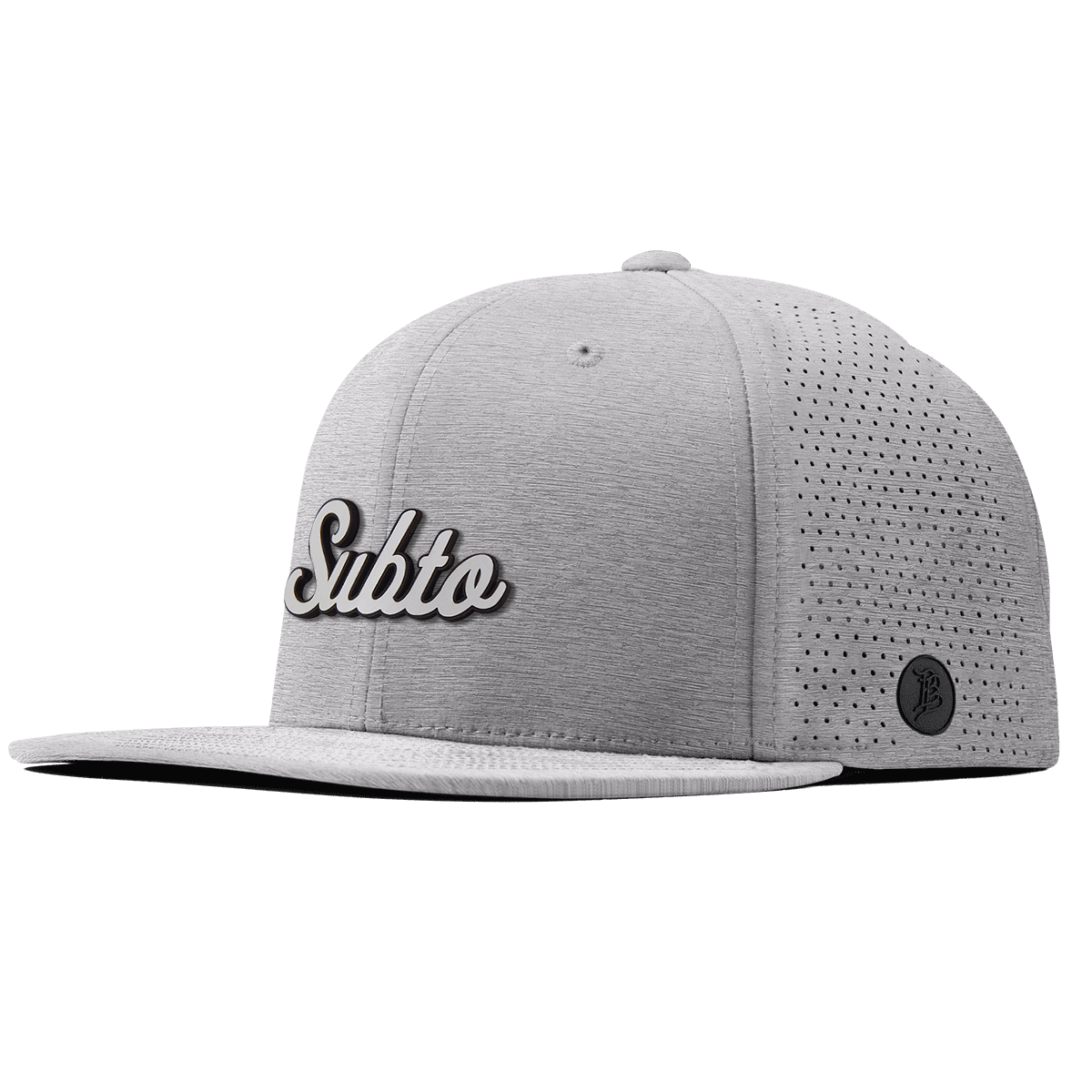 Subto Script White Elite Classic Heather Gray