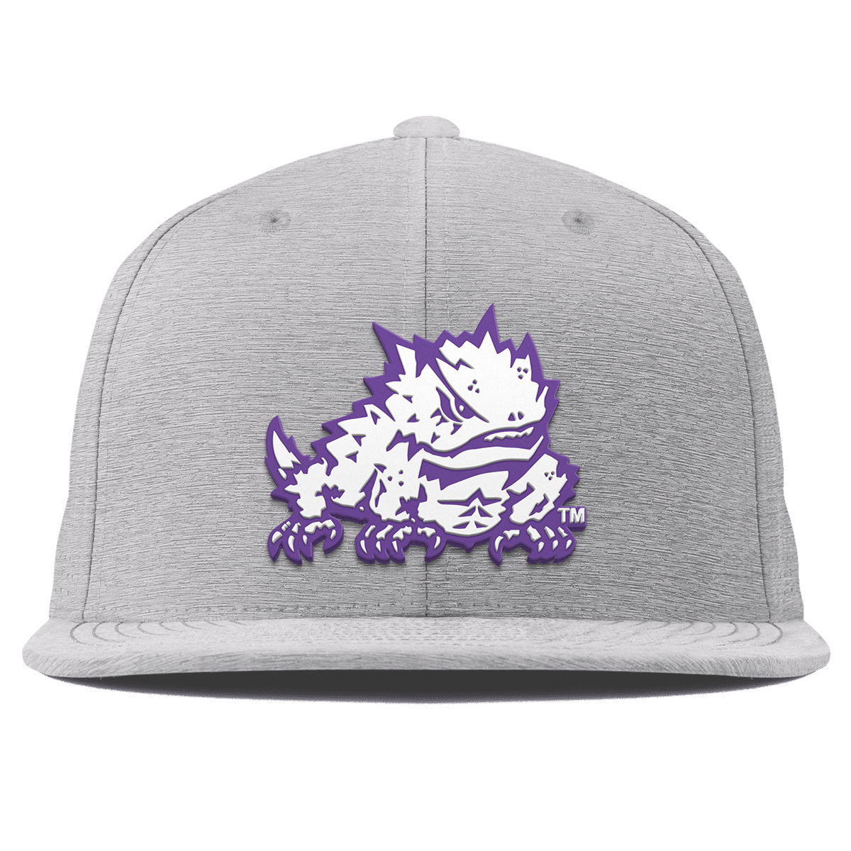 Texas Christian University "TCU Team Logo" Flat Elite Heather Gray