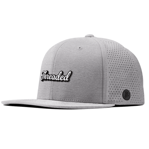 Threaded Script Flat Elite Heather Gray