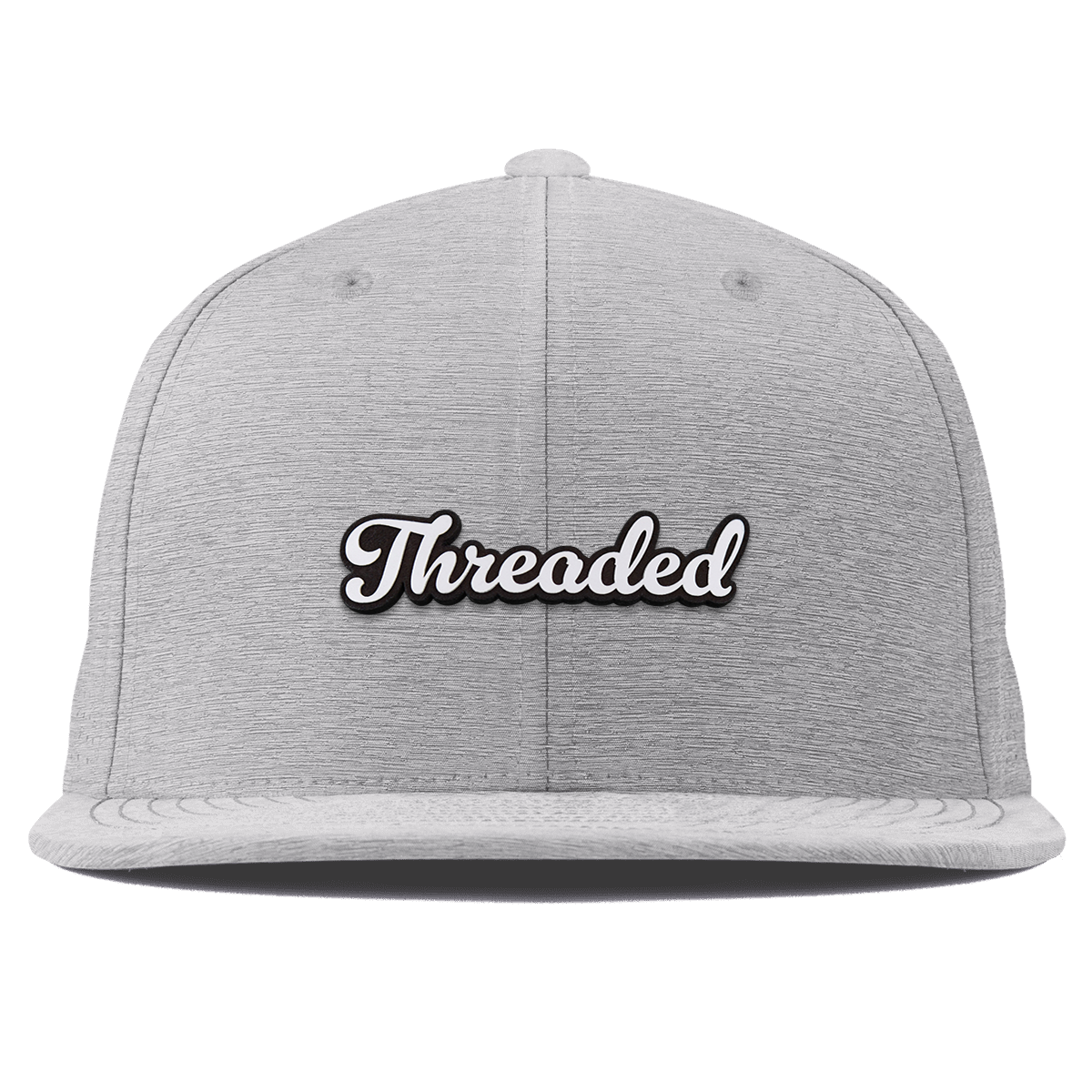Threaded Script Flat Elite Heather Gray