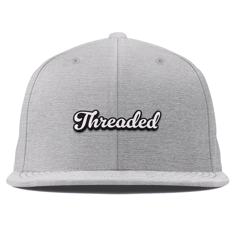 Threaded Script Flat Elite Heather Gray