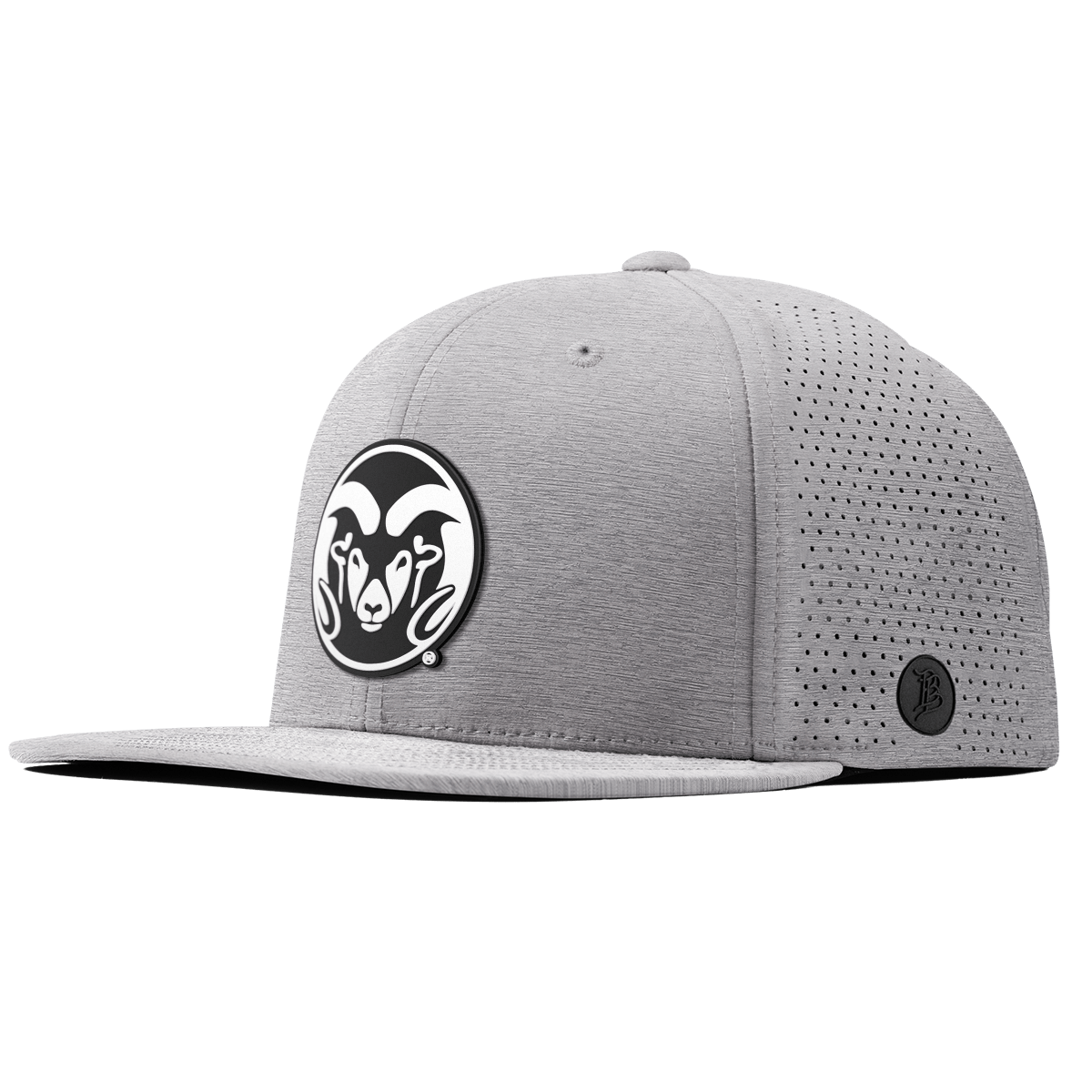 Colorado State University "Vintage CSU Team Logo" Flat Elite Heather Gray