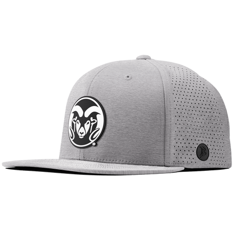 Colorado State University "Vintage CSU Team Logo" Flat Elite Heather Gray