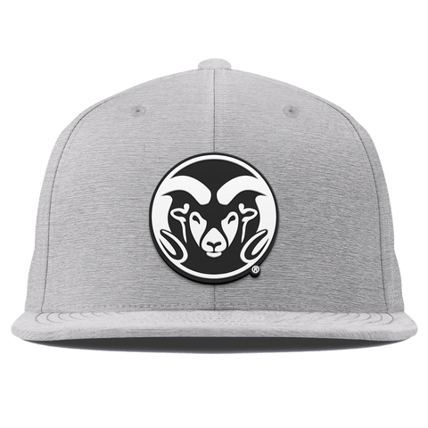 Colorado State University "Vintage CSU Team Logo" Flat Elite Heather Gray