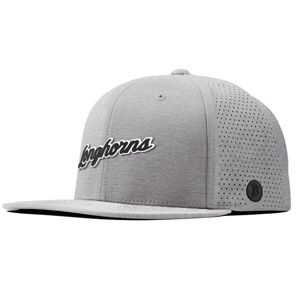 University of Texas "Vintage Texas Longhorn Script" Flat Elite Heather Gray