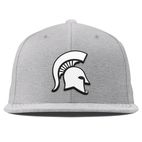 Michigan State University "Vintage MSU Team Logo" Flat Elite Heather Gray