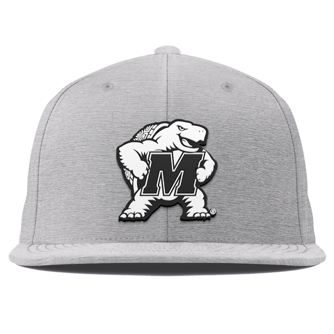 University of Maryland "Vintage Maryland Team Logo" Flat Elite Heather Gray