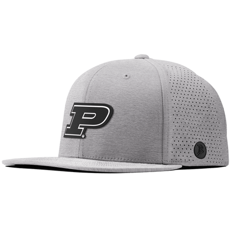 Purdue University "Vintage Purdue Team Logo" Flat Elite Heather Gray