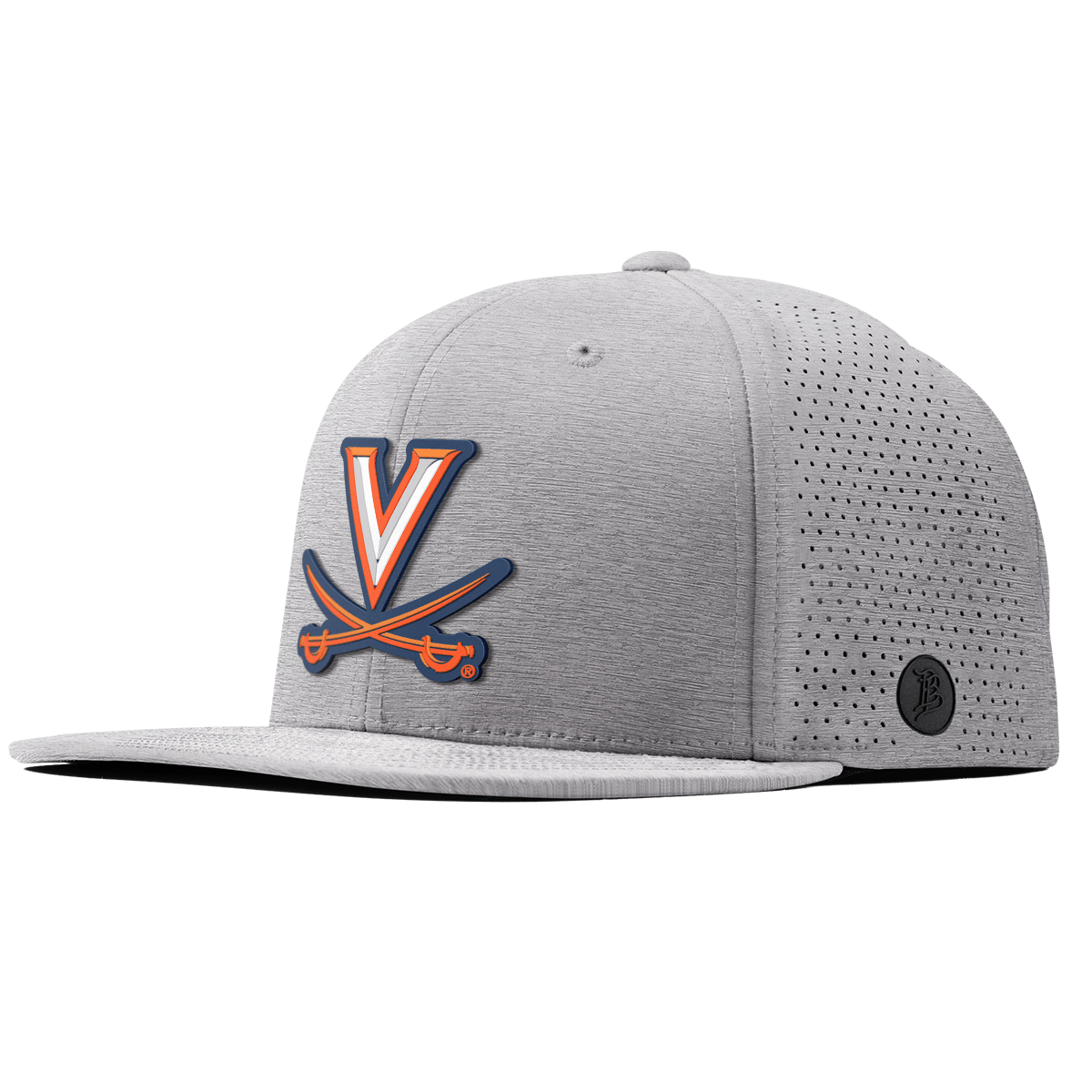 University of Virginia "Virginia Team Logo" Flat Elite Heather Gray