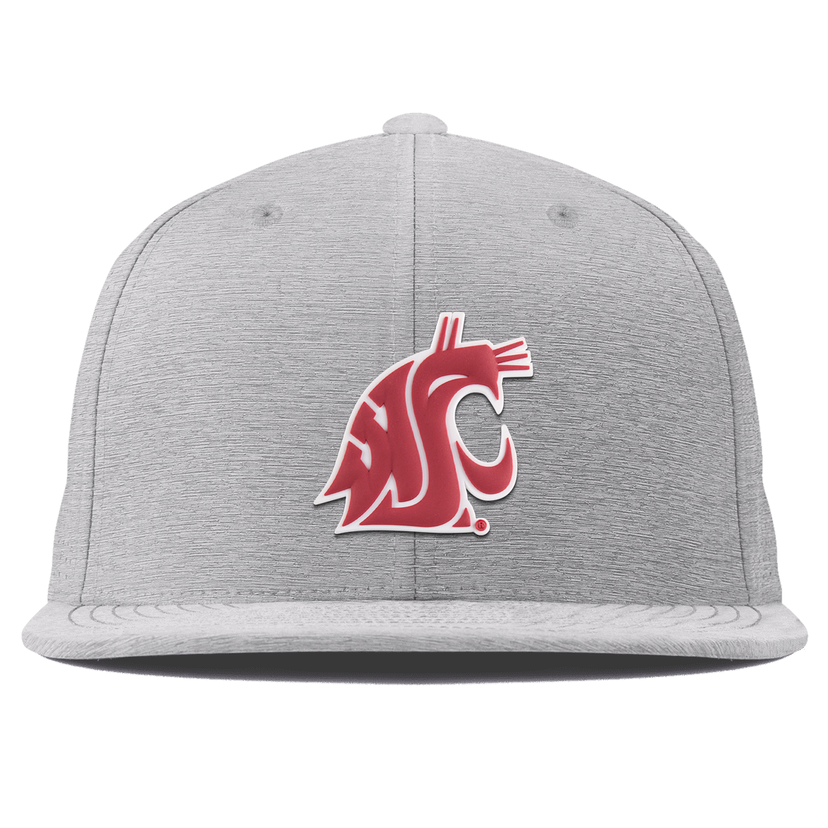 Washington State University "Washington State Team Logo" Flat Elite Heather Gray