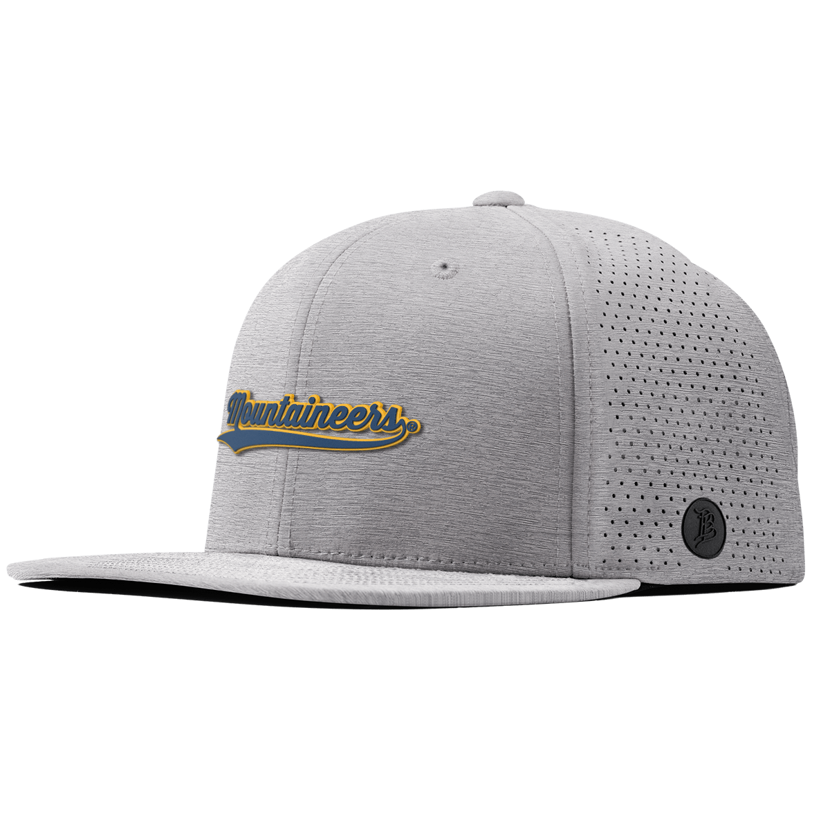 West Virginia University "West Virginia Mountaineers Script" Flat Elite Heather Gray