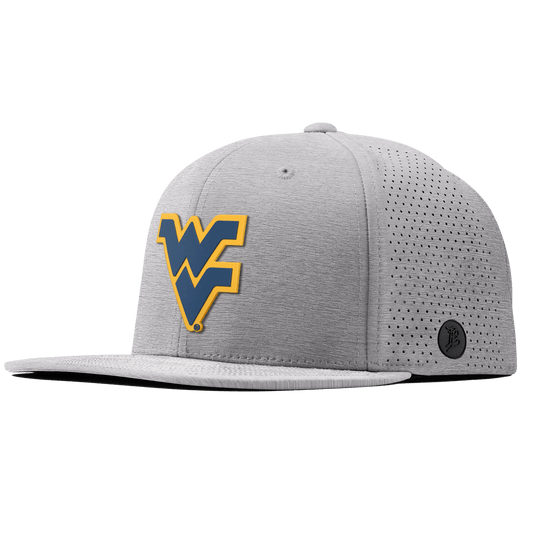 West Virginia University "West Virginia Team Logo" Flat Elite Heather Gray