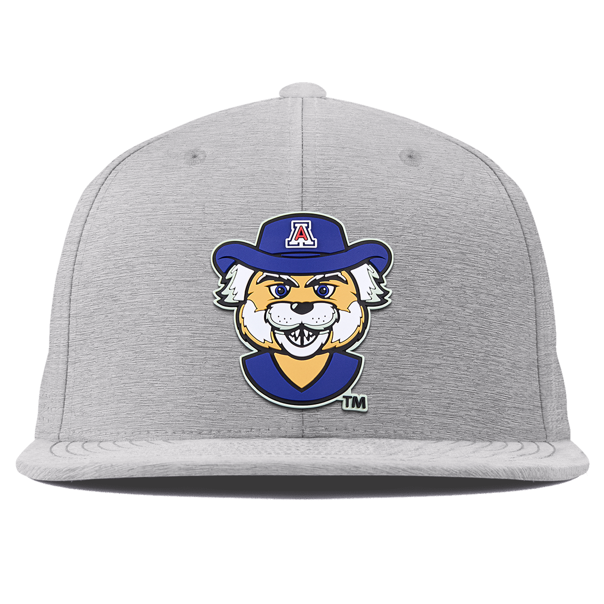 University of Arizona "Wilbur The Wildcat" Flat Elite Heather Gray
