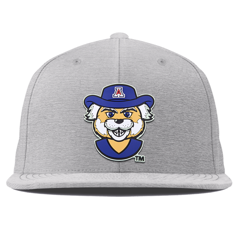 University of Arizona "Wilbur The Wildcat" Flat Elite Heather Gray
