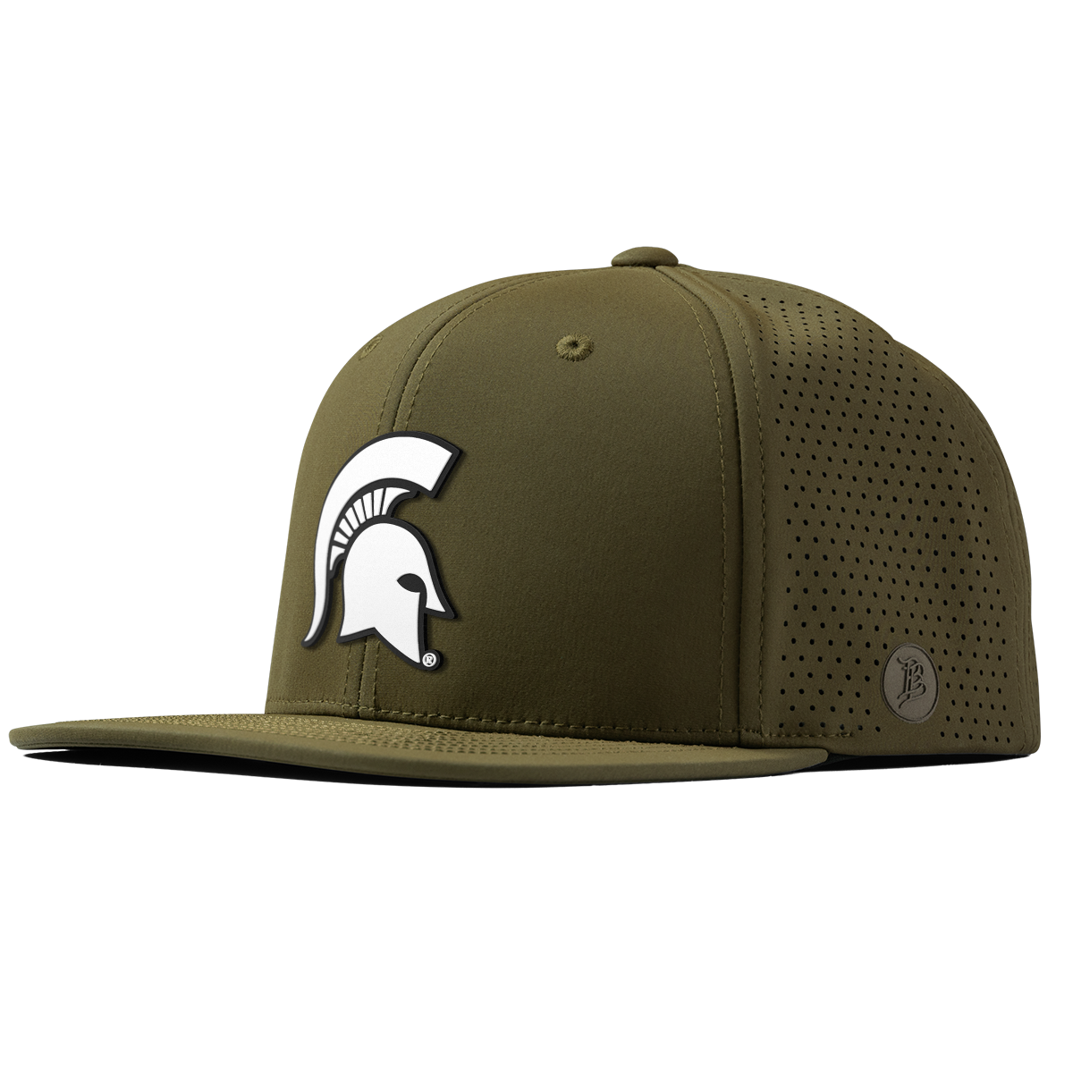 Michigan State University "Vintage MSU Team Logo" Flat Elite Loden
