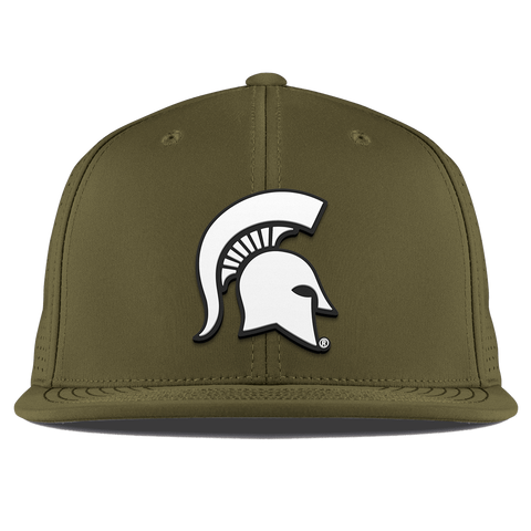 Michigan State University "Vintage MSU Team Logo" Flat Elite Loden