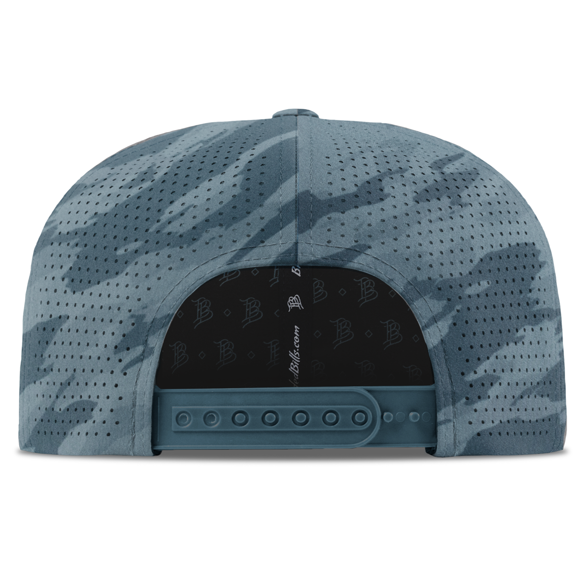 Threaded Script Flat Elite Back Marine Camo