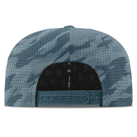 Threaded Script Flat Elite Back Marine Camo