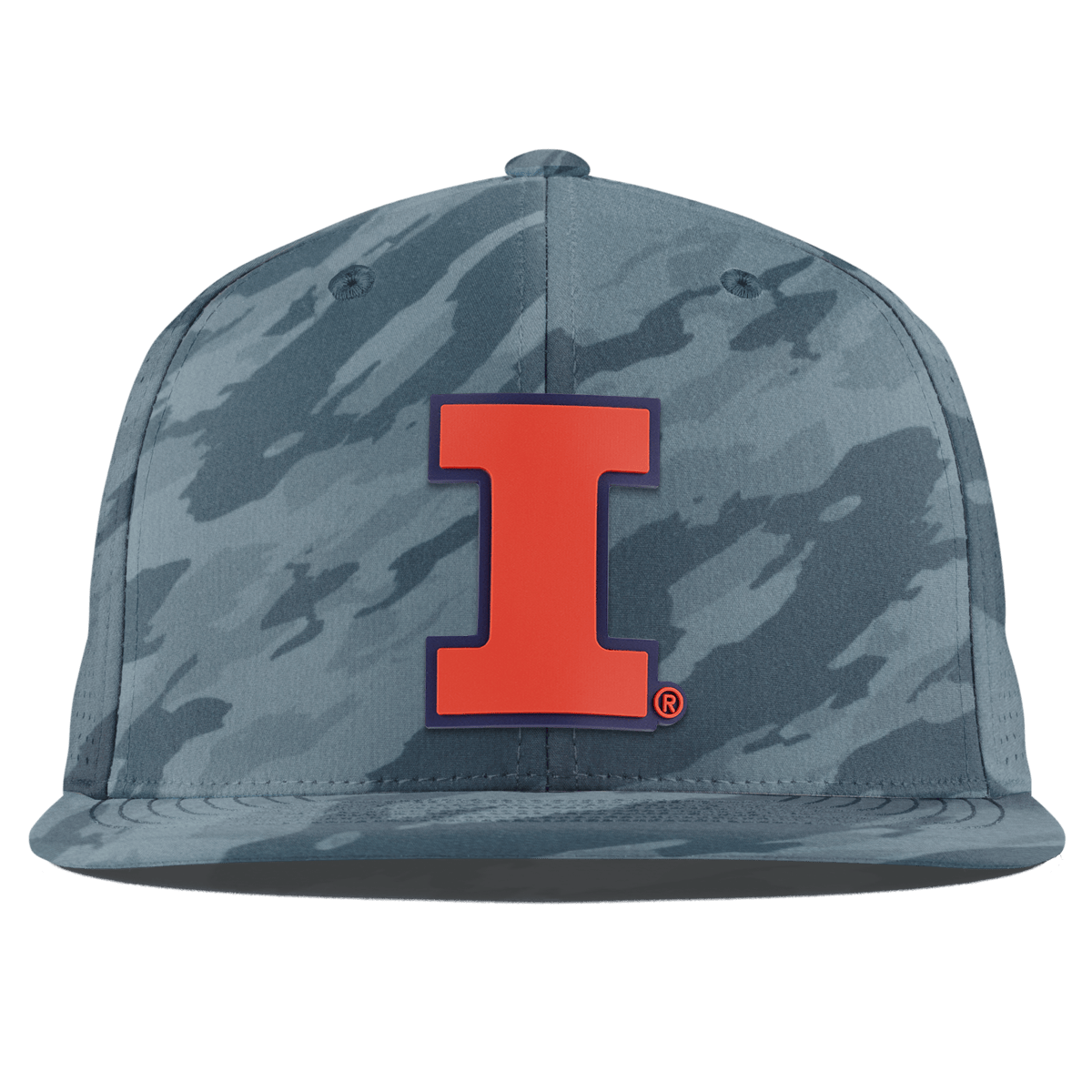University of Illinois "Fighting Illini Orange" Flat Elite Marine Camo