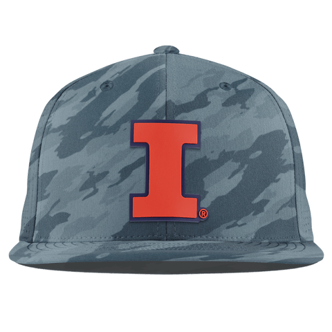 University of Illinois "Fighting Illini Orange" Flat Elite Marine Camo