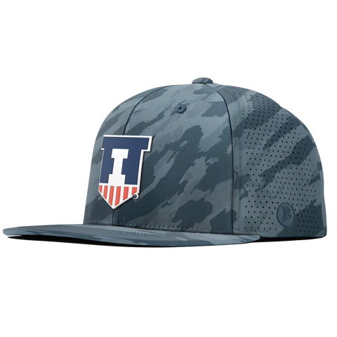 University of Illinois "Illinois Athletics" Flat Elite Marine Camo