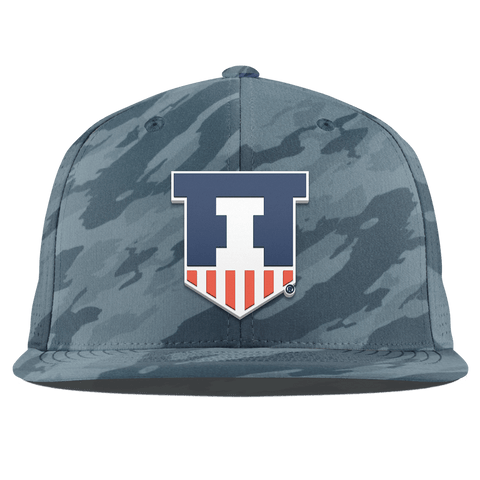University of Illinois "Illinois Athletics" Flat Elite Marine Camo