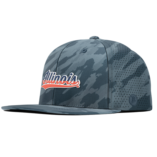 University of Illinois "Illinois Script" Flat Elite Marine Camo