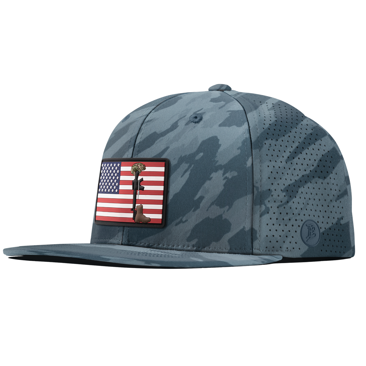 Memorial PVC Flat Elite Marine Camo