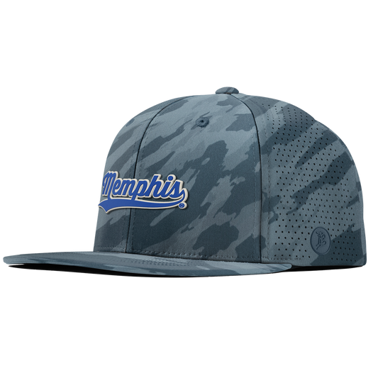 University of Memphis "Memphis Script" Flat Elite Marine Camo