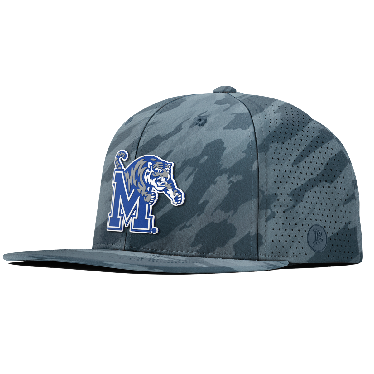 University of Memphis "Memphis Team Logo" Flat Elite Marine Camo