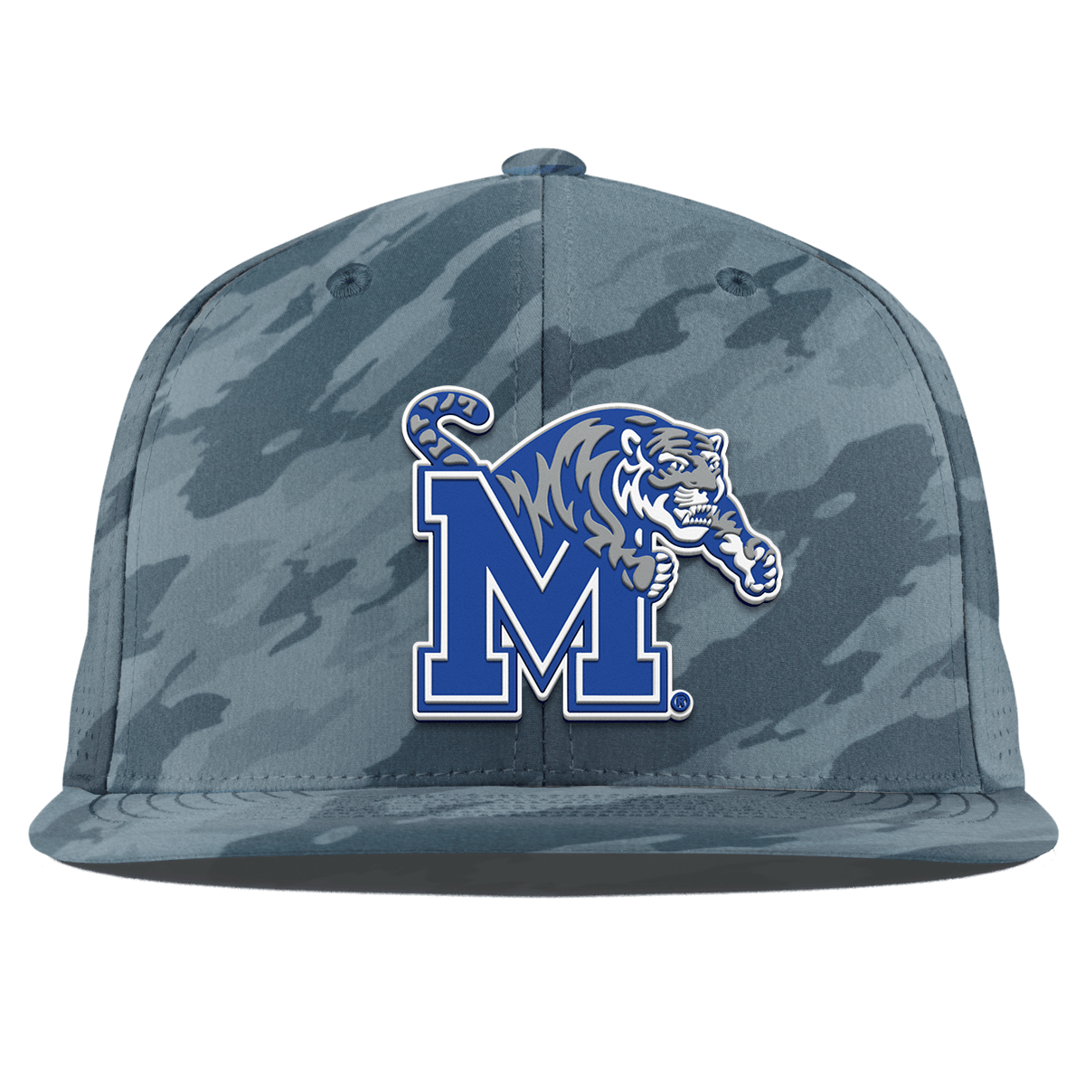 University of Memphis "Memphis Team Logo" Flat Elite Marine Camo