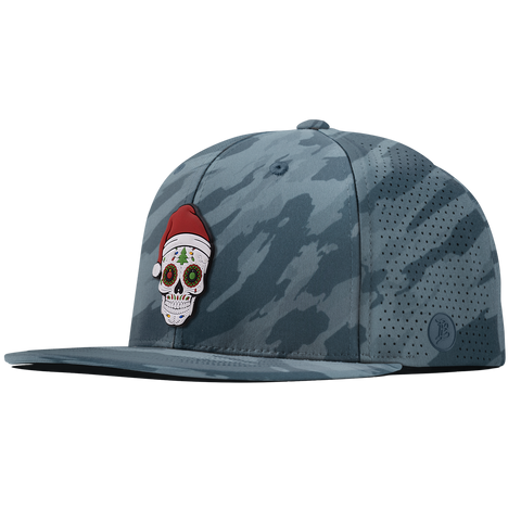 Santa Skull PVC Flat Elite Marine Camo