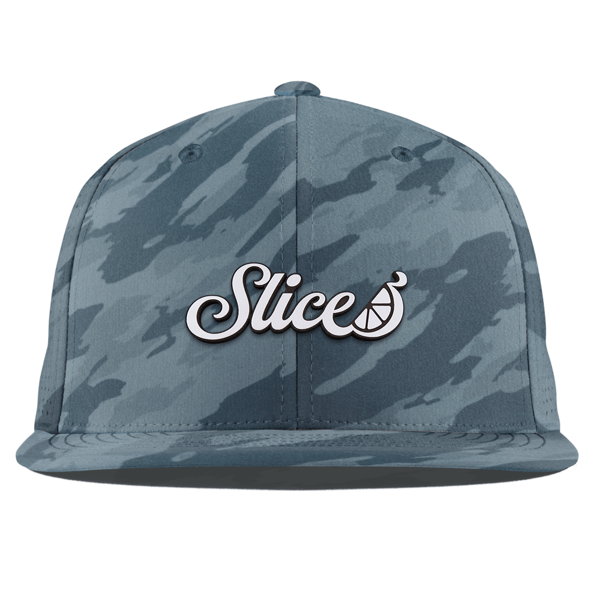 Sliced Script Flat Elite Marine Camo
