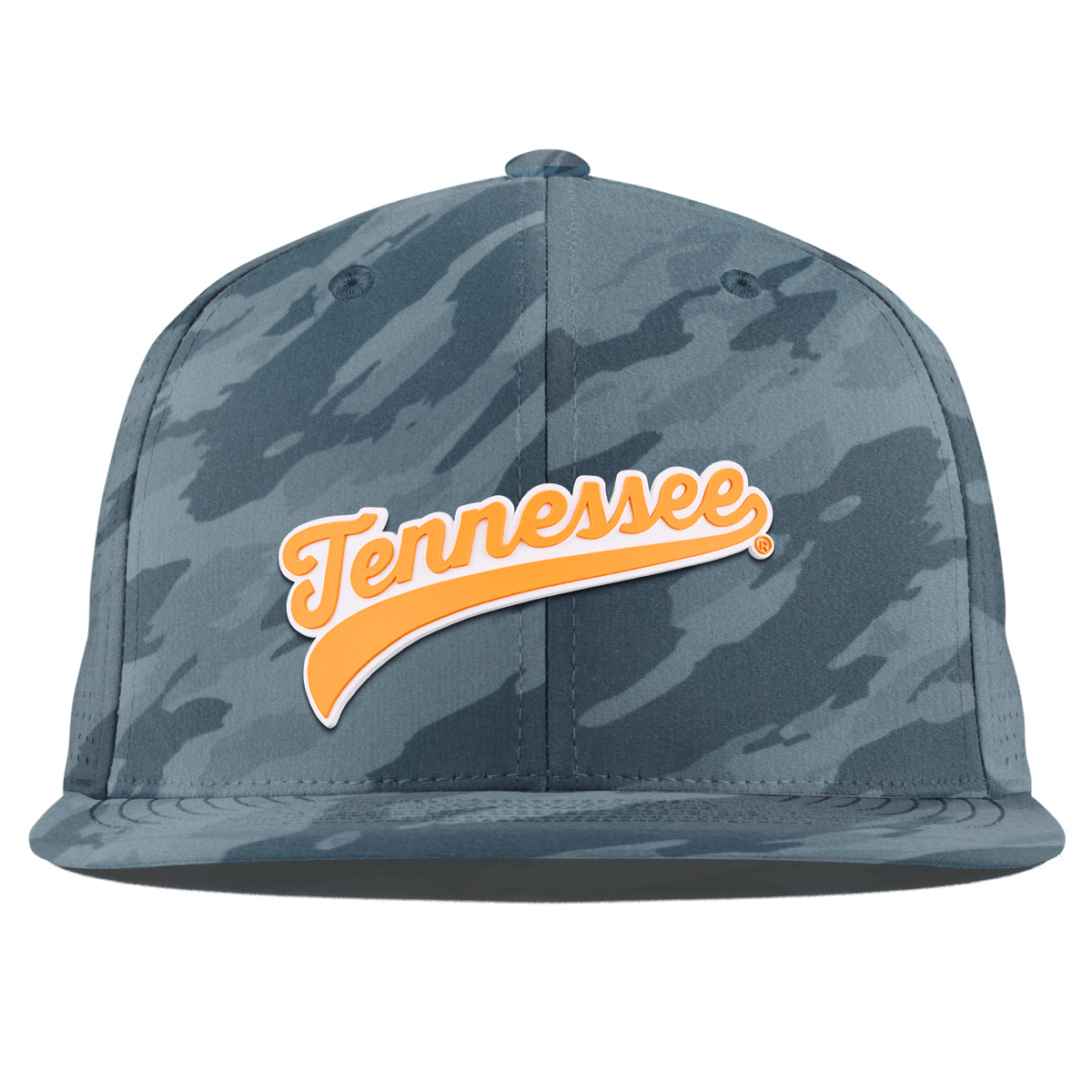 University of Tennessee "Tennessee Script" Flat Elite Marine Camo