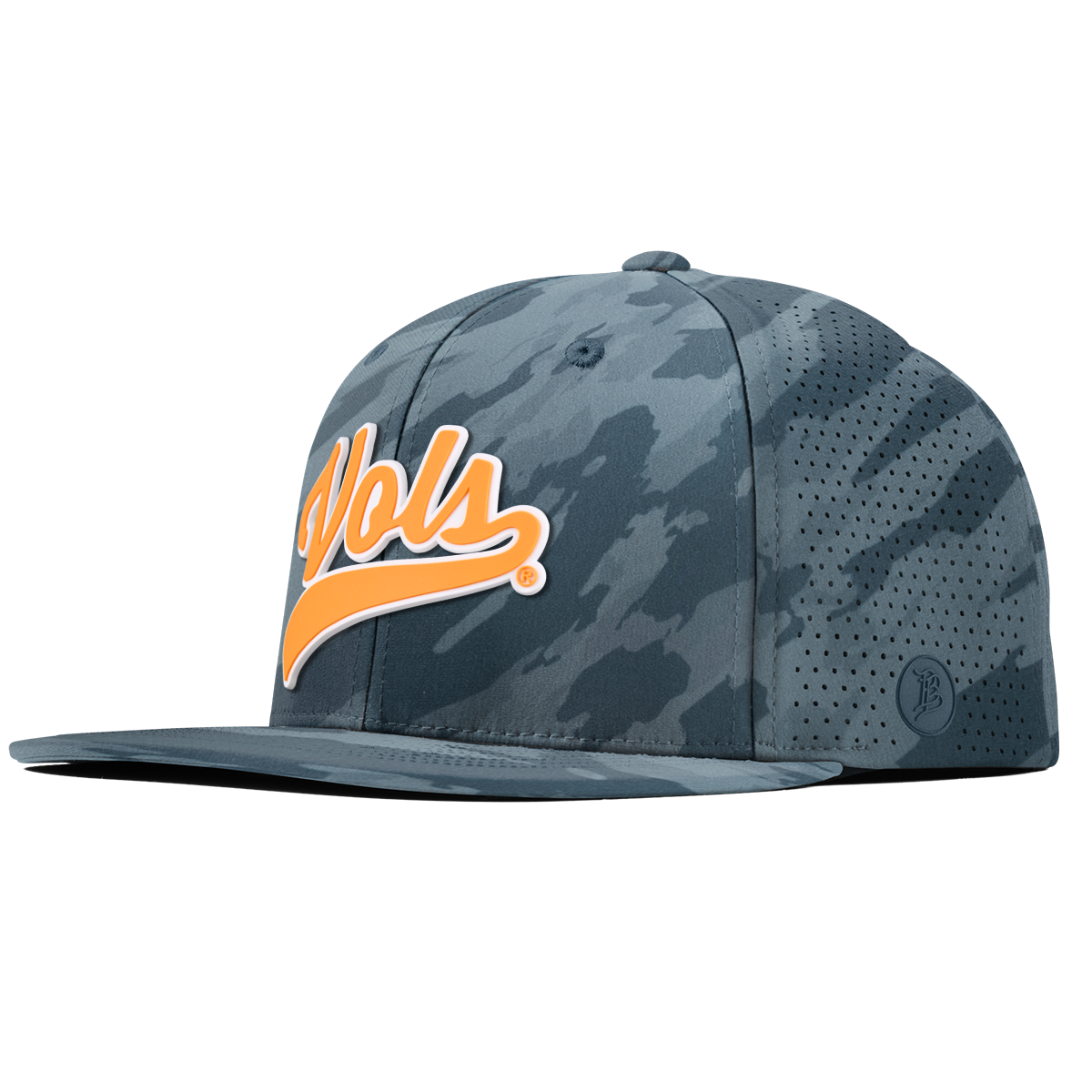 University of Tennessee "Tennessee Vols Script" Flat Elite Marine Camo