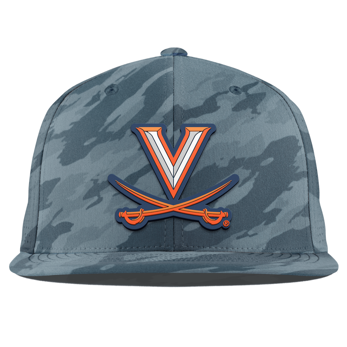 University of Virginia "Virginia Team Logo" Flat Elite Marine Camo