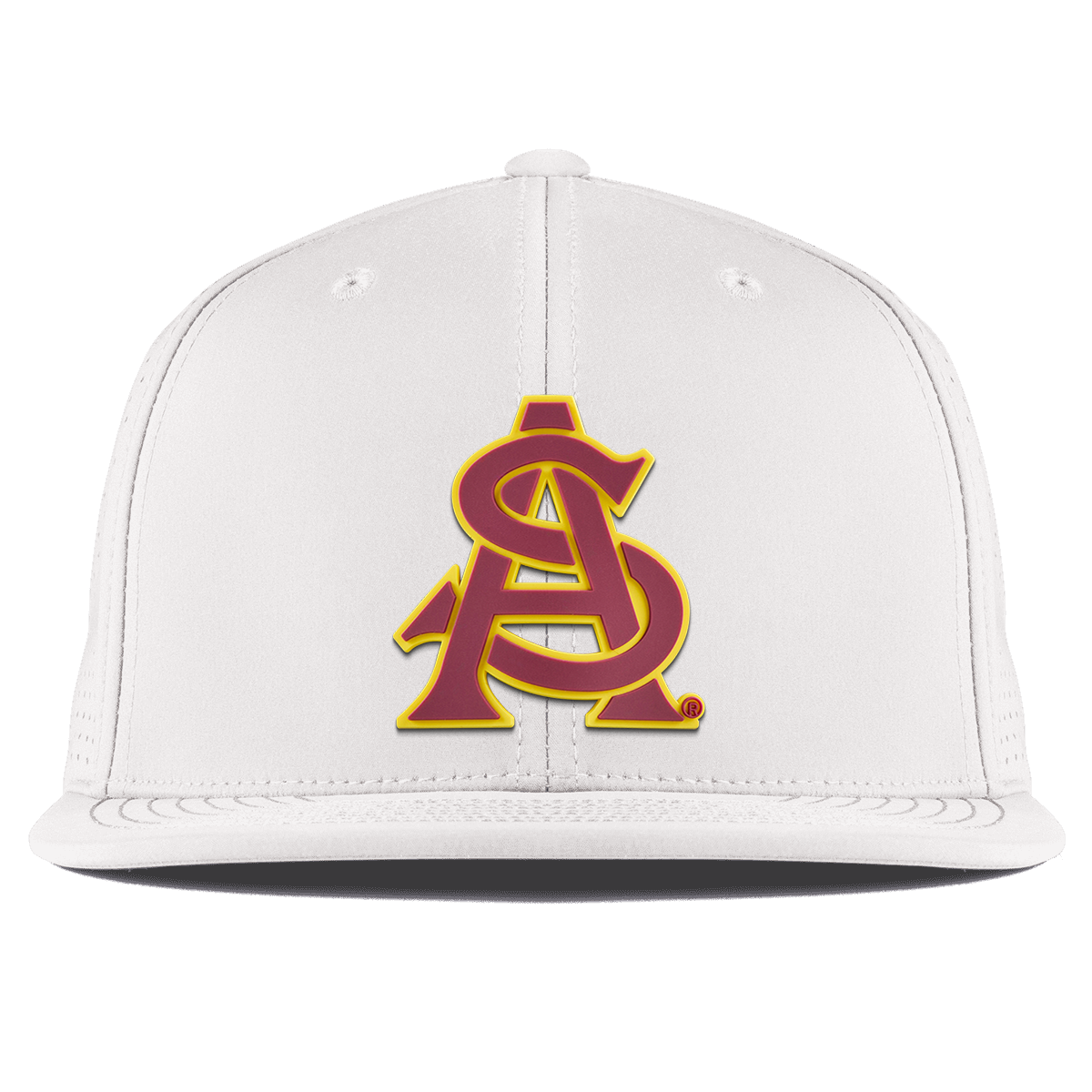 Arizona State University "ASU Baseball and Gold" Flat Elite White
