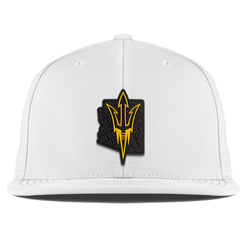 Arizona State University "ASU Blackout Pitchfork" Flat Elite White