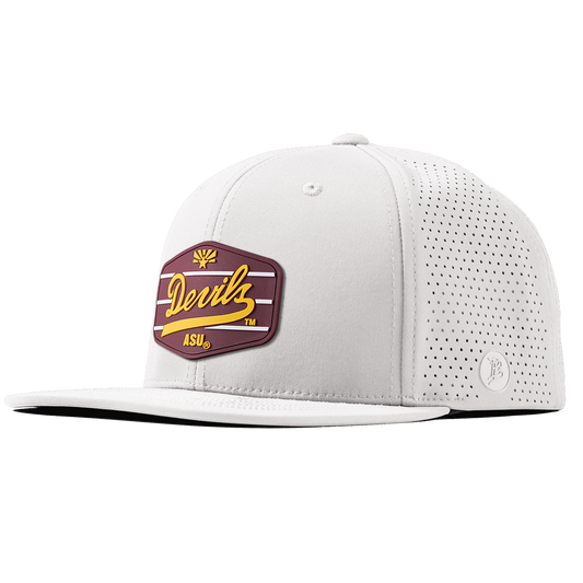 Arizona State University "ASU Devils Maroon" Flat Elite White