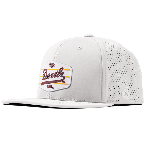 Arizona State University "ASU Devils" Flat Elite White