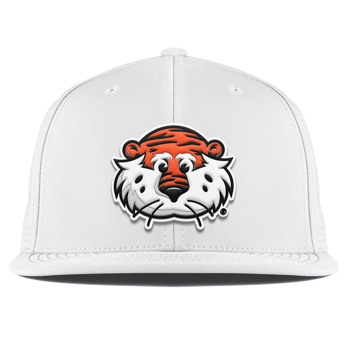 Auburn University "Aubie The Tiger" Flat Elite White