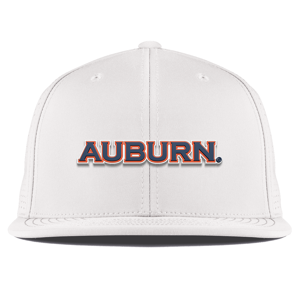 Auburn University "Auburn Block" Flat Elite White