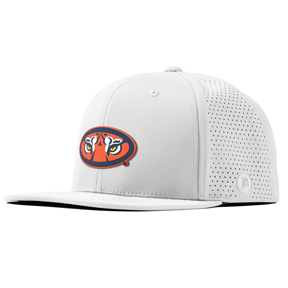 Auburn University "Auburn Tiger Eyes" Flat Elite White 