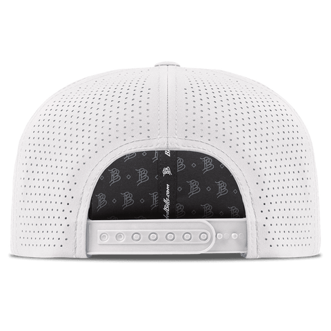Create Your Luck Flat Elite Back White