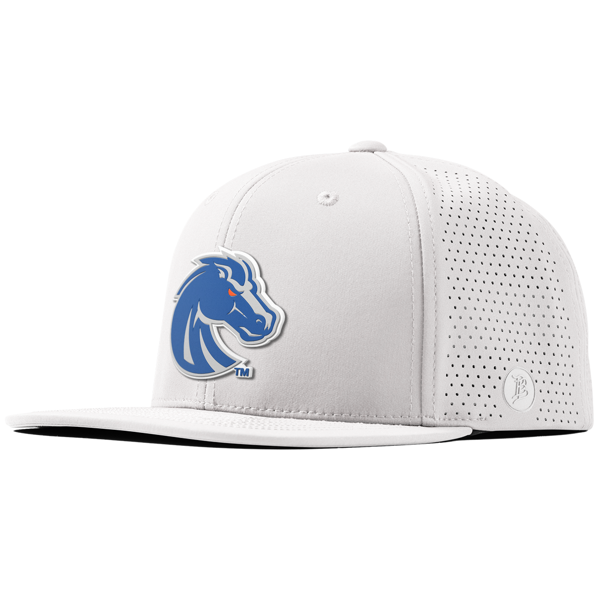Boise State University "Boise State Broncos Gray" Flat Elite White
